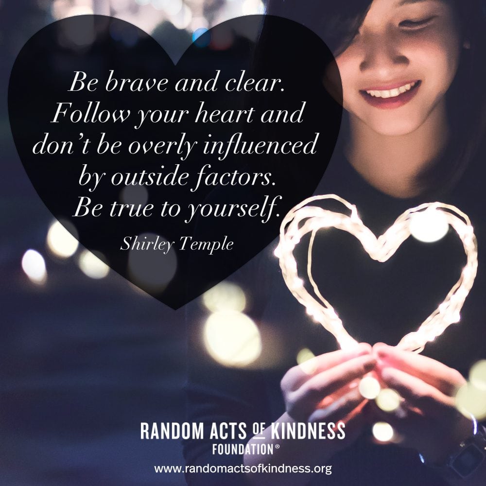 What does being true to yourself mean to you?