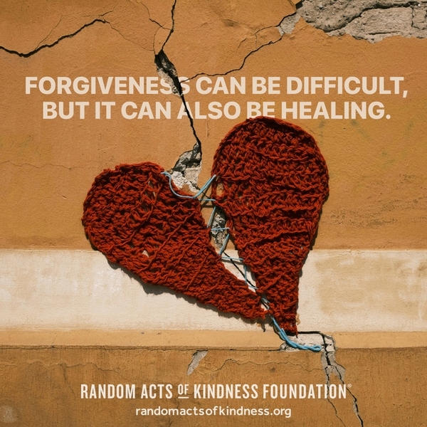 Forgiveness can be difficult, but it can also be healing. —Brooke
