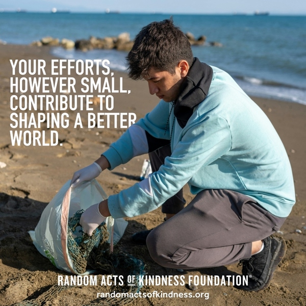 Your efforts, however small, contribute to shaping a better world. —Brooke