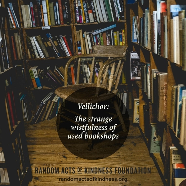 Vellichor: The strange wistfulness of used bookshops.