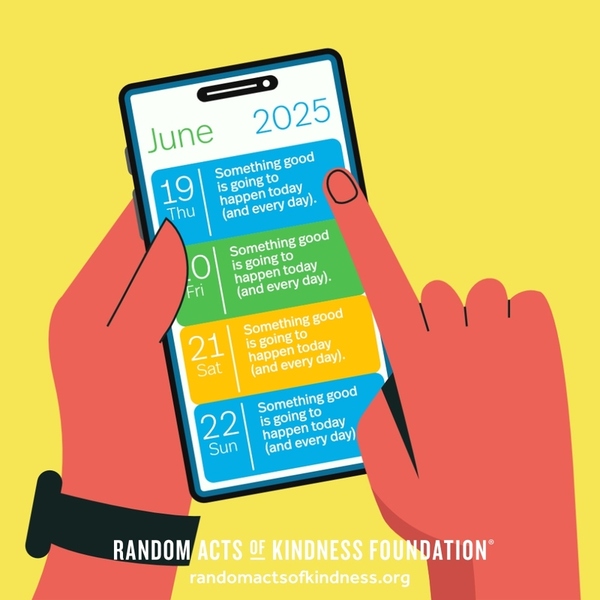 Something good is going to happen today (and every day). —Brooke