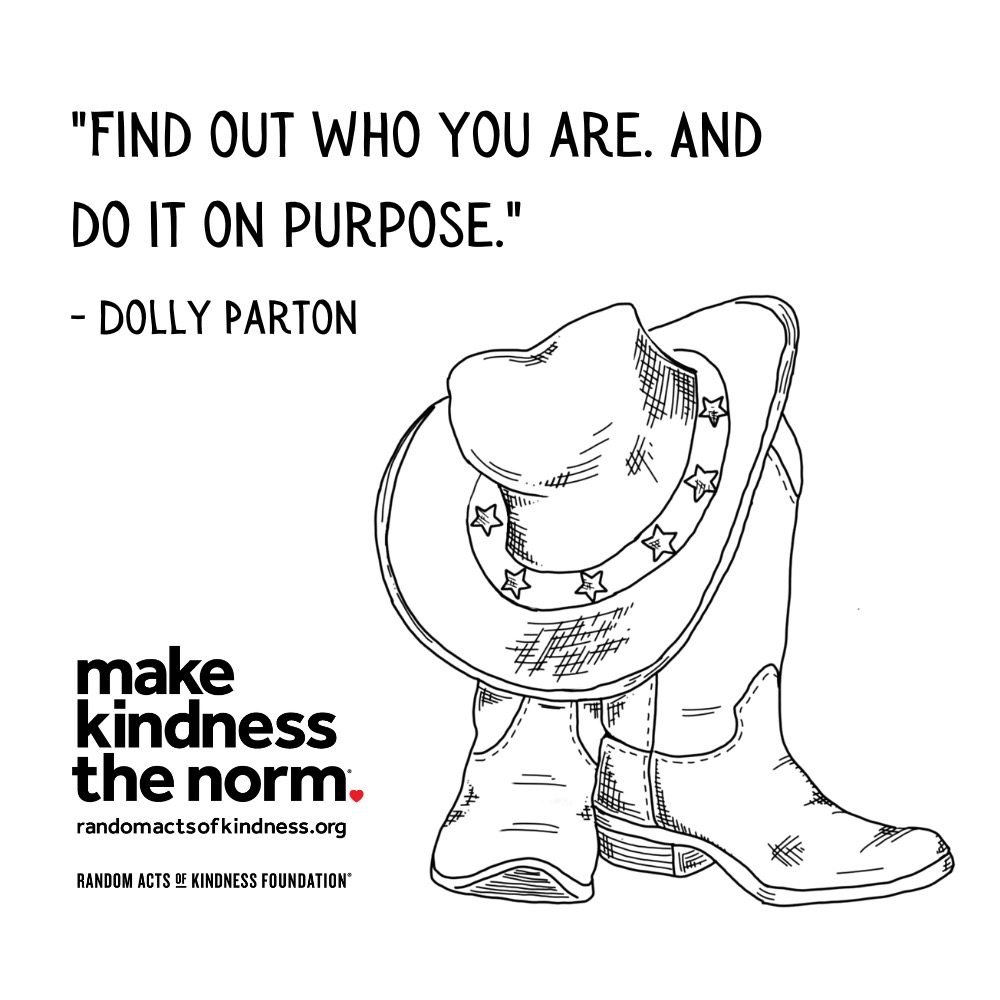 Quotation: Find out who you are. A nd do it on purpose. Dolly Parton